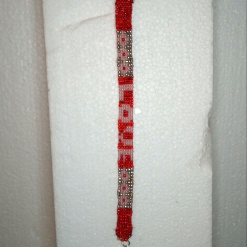 Hand made bracelet.  7 inches.